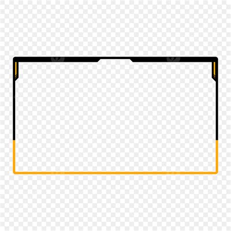 Webcam Clipart Hd Png Frame Webcam Overlay Yellow Ellow Frame