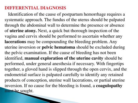 Ppt Postpartum Heamorrhage Powerpoint Presentation Free Download