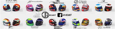 Skins F Helmets Pack Overtake Gg Formerly Racedepartment