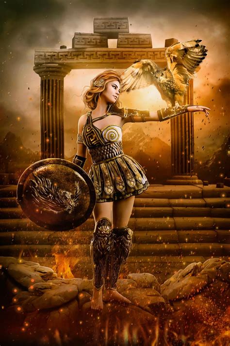 Greek Mythology Art Athena