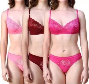 PINK SHINE Lingerie Set Buy PINK SHINE Lingerie Set Online At Best Prices In India Flipkart