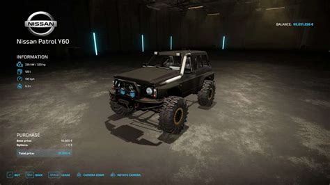 Nissan Patrol V1 0 FS22 Mod Farming Simulator 22 Mod