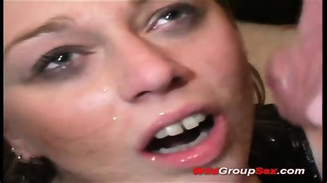 Busty German Anal Gangbang Bukkake