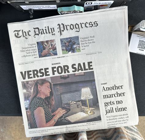 Typewriter Poetry for Events- Charlottesville Poem Store