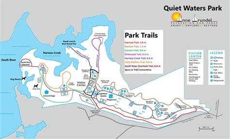 map of quiet waters park