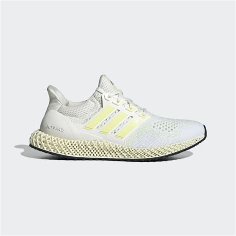 Adidas Ultra 4d Running Shoes White Unisex Running Adidas