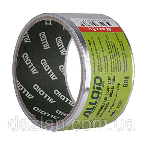 Alloid. Скотч алюминиевый 48мм х 5м, 90мкм (АT-904805) (ID#2264516744 ...
