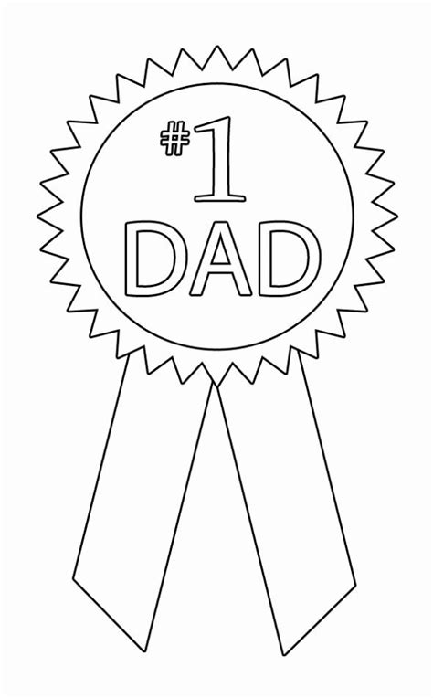 1 Dad Trophy Coloring Pages Coloring Pages