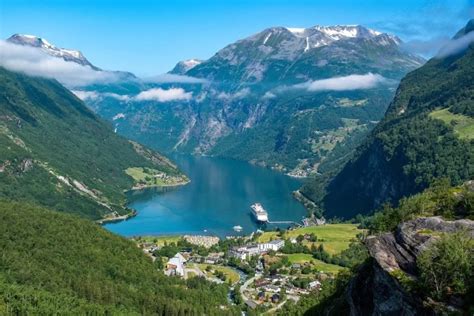 Geiranger Cruise Port Unesco Heritage Geirangerfjord Views