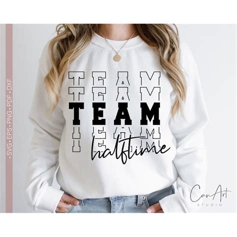 Team Halftime Svg Png Funny Football Svg Shirt Design Supe Inspire