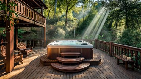 95 Innovative Hot Tub Deck Design Ideas