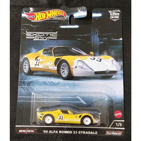 HOT WHEELS EXOTIC ENVY ALFA ROMEO STRADALE Shopee Philippines