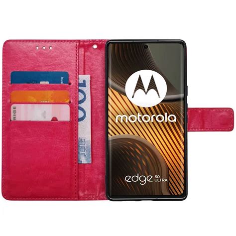 K P Pl Nboksfodral Kort Motorola Edge Ultra Rosa