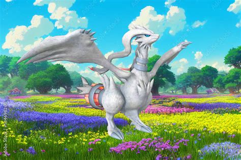 White dragon Reshiram by AntaresXII on DeviantArt