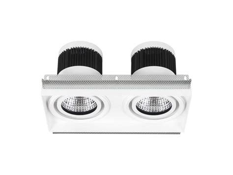 Rectangular Recessed Spotlight EMPORIO QF2 By DGA Rectangular