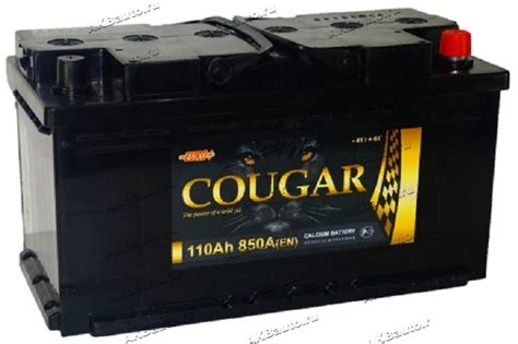 Аккумулятор автомобильный Cougar Power 110 А/ч 850 A обр. пол. Евро ...