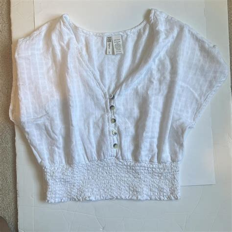 Super Cute White Bikini Cover Up Perf For The Depop