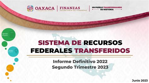 Sistema De Recursos Federales Transferidos Informe Definitivo Y