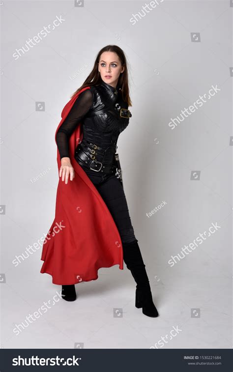 Full Length Portrait Pretty Brunette Woman Stock Photo 1530221684 Shutterstock