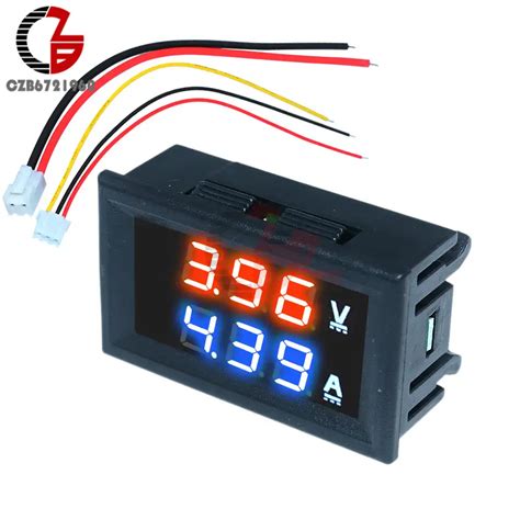 Led Digital Voltmeter Ammeter Dc V A Current Voltage Meter