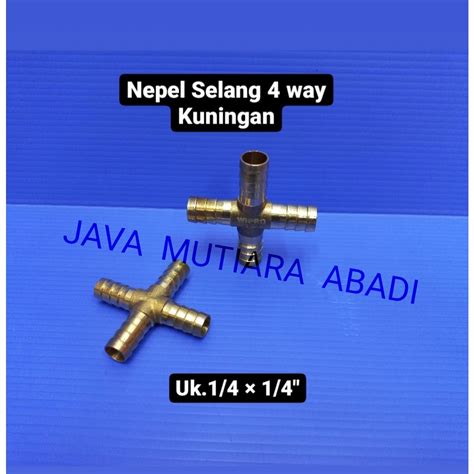 Jual Nipple Cross Way Nepel Nipel Konektor Connector Selang