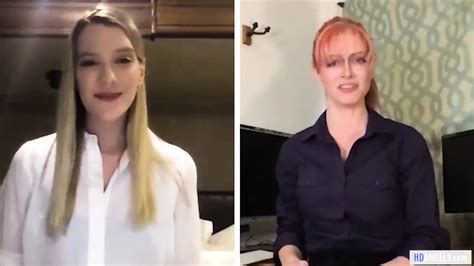 Secret Office Lesbian Relationship Continues On Webcam Kenna James Serene Siren