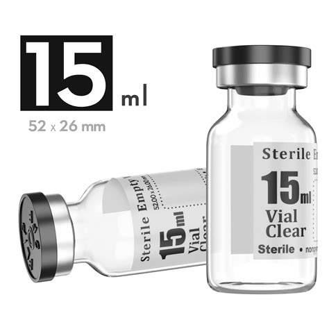 Biomed Scientific Sterile Empty Vials with Self Healing Injection South ...