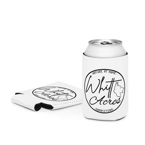 Whitt Acres Logo Can cooler – Whitt Acres Designs