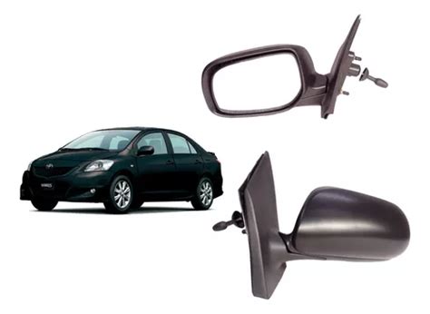 Espejo Retrovisor Manual Izquierdo Toyota Yaris Sedán 06 13 Cuotas