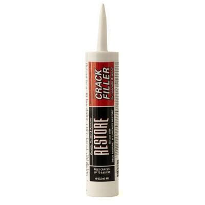 Rust-Oleum Restore 10 fl. oz. Crack Filler for Concrete and Wood-51750 ...