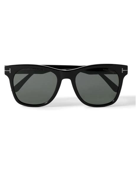 Tom Ford Brooklyn Square Frame Acetate Sunglasses In Black For Men Lyst