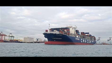 2023 12 04 下午16點24分達飛集團旗下雙燃料船CMA CGM DIGNITY 達飛尊嚴 從高雄港出發 YouTube