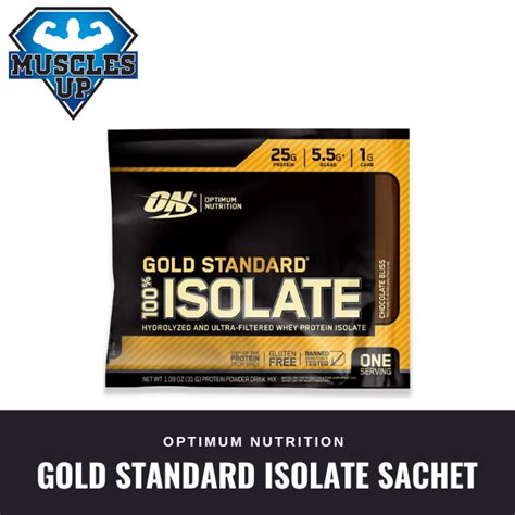 【AUTHENTIC】Optimum Nutrition Gold Standard 100% Isolate Sachet 31gram ...