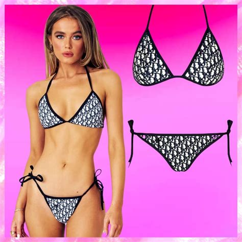 Designer Monogram Bikini Set Dior Bikini Beach Babe Bikini