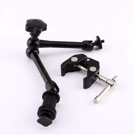 Inch Adjustable Friction Articulating Magic Arm Super Clamp For