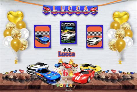 Kit Festa é Só Um Bolinho Hot Wheels Elo