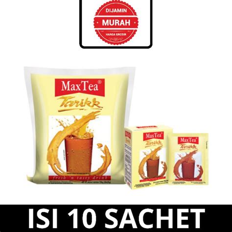 Jual Maxtea Teh Tarik Original Isi Sachet Shopee Indonesia