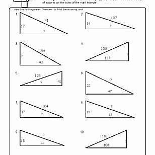 Pythagorean Theorem Practice Worksheet Luxury Worksheets To Practice