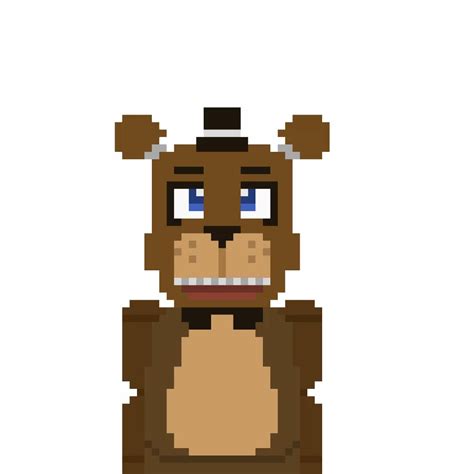 Freddy Fazbear 8 Bit Rfivenightsatfreddys