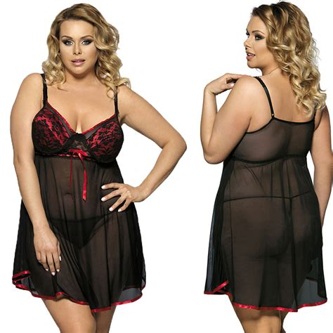 Sexy Lingerie Large Size Sexy Suspender Skirt Pajamas Nightdress Sexy