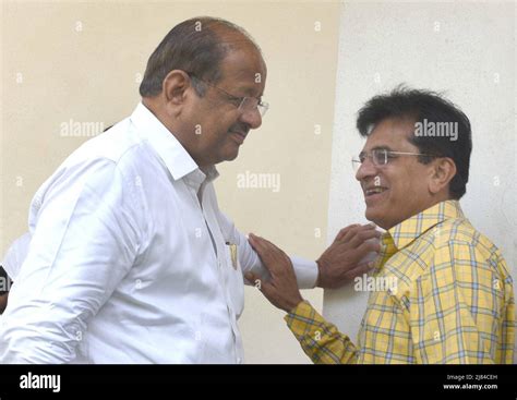 New Delhi India May 12 Bjp Leaders Kirit Somaiya R And Gopal