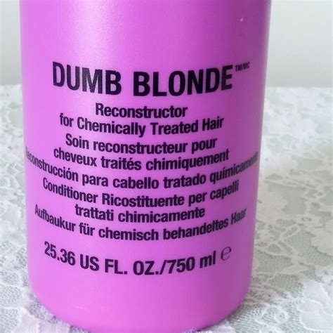 New Tigi Bed Head Dumb Blonde Reconstructor Conditioner 25 36 Fl Oz