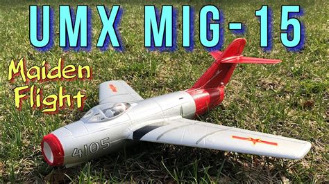 E Flite Umx Mig Maiden Flight New Rcplane Flight Test Youtube