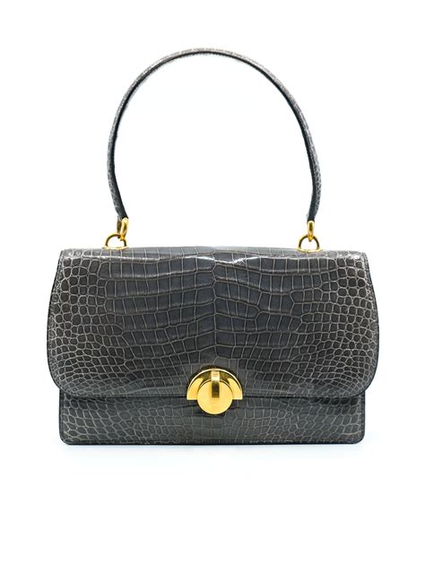 Hermes Crocodile Top Handle Bag