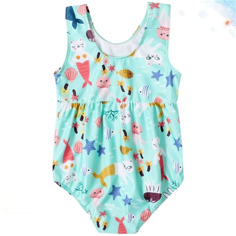 Pc Badeanzug Bequem Marine Leben Druck Bikini Bad Vicedeal