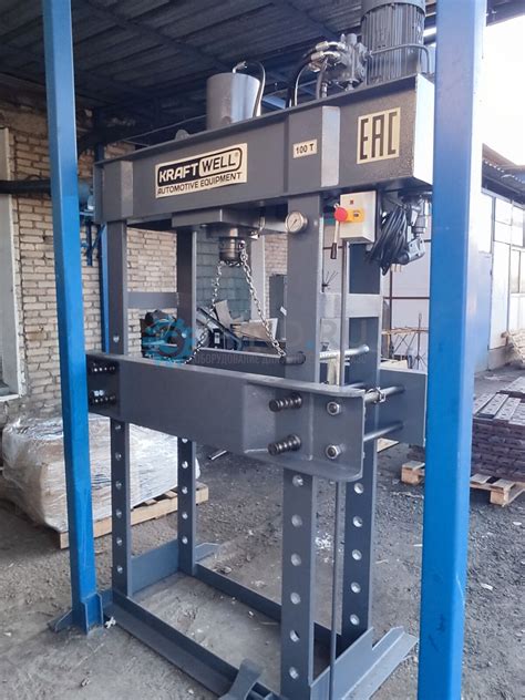 Пресс электрогидравлический 100 тонн KraftWell KRWPR100ET, 380В ...