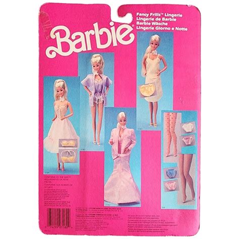 Fancy Frills Lingerie Set For Barbie Doll BarbiePedia