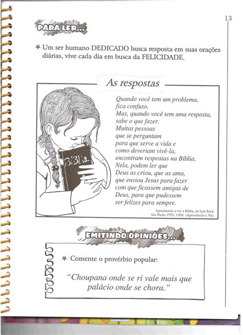 Textos Reflexivos Sobre Valores Humanos Com Atividades E Gabarito - Textos Reflexivos Sobre Valores Humanos Com Interpretação E Gabarito ...