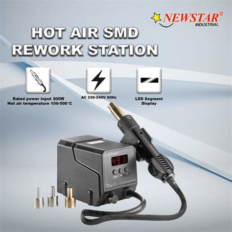 Newstar Hot Air Smd Rework Station And Soldering Gun And Accesories Computers Tech Parts