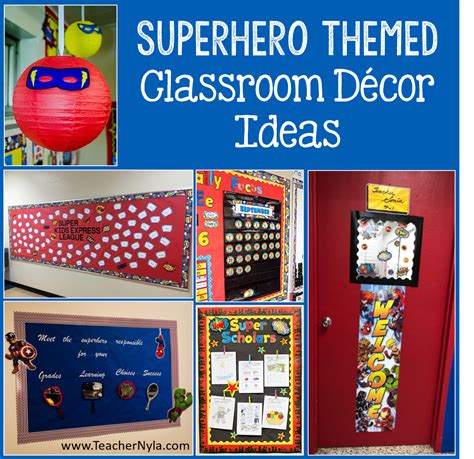 Nylas Crafty Teaching Superhero Classroom Decor And More